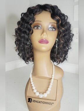 NEW Handmade Ripple Deep Crochet Wig #1b/30/33